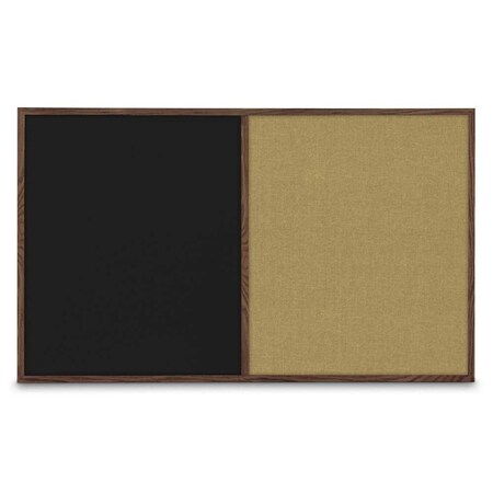 United Visual Products Single Door Radius Corkboard, 36"x36", Sat, UV7002RC-SATIN-PEARL UV7002RC-SATIN-PEARL